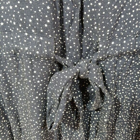 Joules Star And Polka Dot Print Midi Dress - Picture 10 of 12